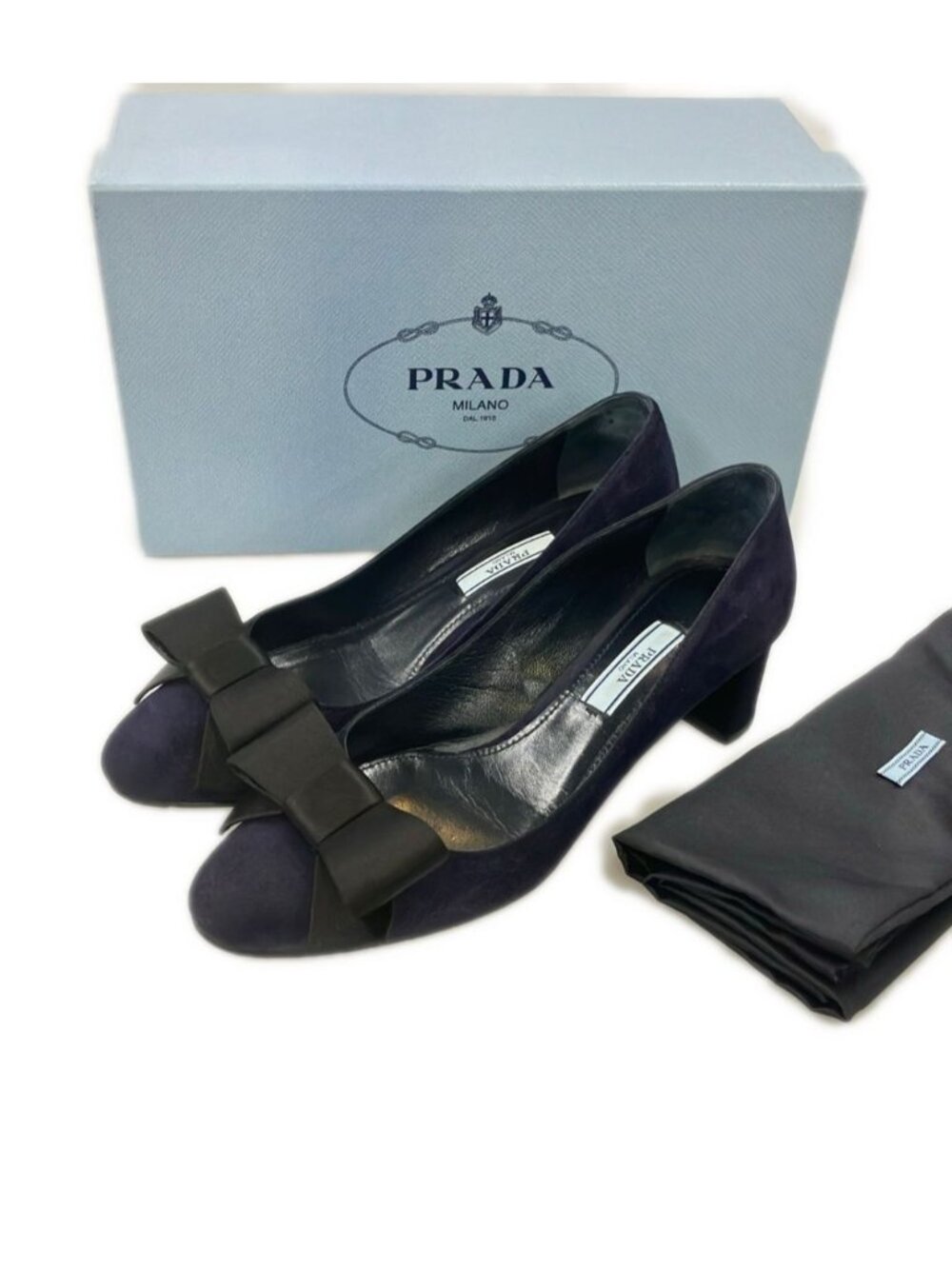 Prada Pumps Ribbon Heel